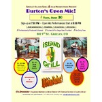 Open Mic Flyer for 6-30-09